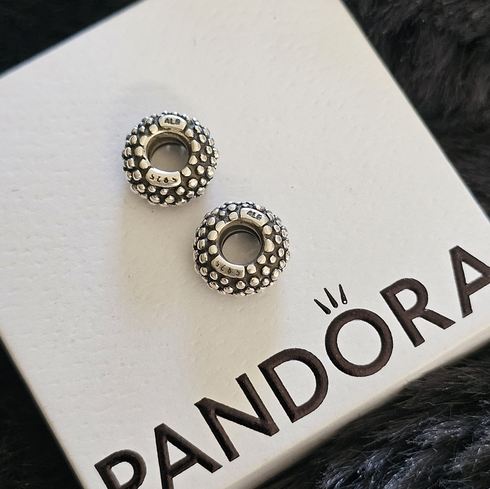 Authentic Pandora Beaded Beauty Spacers Retired Pandora Charms Spacers Pandora